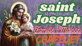 chapelet de saint Joseph travail famille maison [upl. by Rahm]