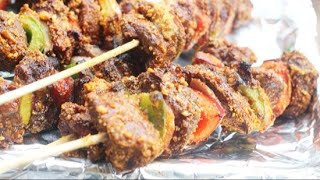 How to make Ghanas Delicious Beef Khebab  How to make barbecue at home  Char Grill Style [upl. by Rafiq]