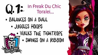 Test Your Knowledge of Monster High’s Toralei  Monster High [upl. by Linnette109]