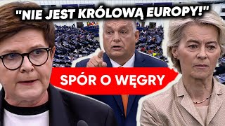 quotSkandaliczne wystąpieniequot Szydło nie wytrzymała Von der Leyen nie jest królową Europy [upl. by Berg]