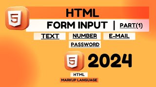 HTML Tutorial Forms amp Input Tags  Lecture 10 [upl. by Amador]