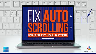 Fix auto Scrolling  Down Up problem in laptop  Simple amp Easy method [upl. by Sprague]