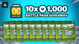 Fortnite BattlePass Giveaway  Double Pump Ooga Booga [upl. by Zennie560]