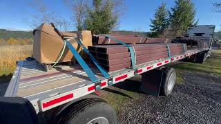 Offloading a Steel Building [upl. by Christye]