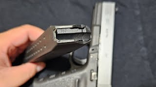 Glock 357SIG extended magazine [upl. by Aicilihp]