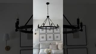 Luxury New Traditional Chandelier in Matte Black  Urban Ambiance ULB2020 [upl. by Horan710]