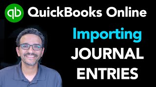 QuickBooks Online Importing Journal Entries from a spreadsheet [upl. by Crissy]