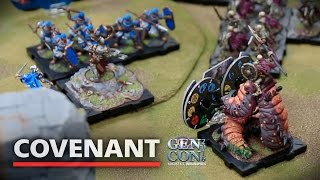 Runewars The Miniatures Game  Full Demo  GenCon 2016 [upl. by Norahc]