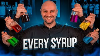 How to make COCKTAIL SYRUPS Simple syrup Grenadine Cream of Coconut etc [upl. by Radley]