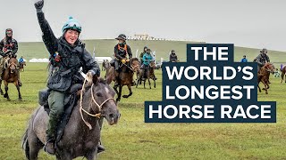 IS THE MONGOL DERBY THE ULTIMATE TEST FOR A HORSE RIDER [upl. by Utimer]