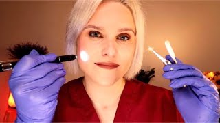 ASMR Dermatologist Examination A Detailed Rosacea Skin Exam [upl. by Guenzi931]