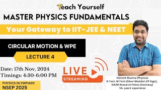 Circular Motion amp WPE  Lecture 4 [upl. by Slinkman]