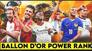 Ballon dOr 2024 Power Rankings [upl. by Fiedler]