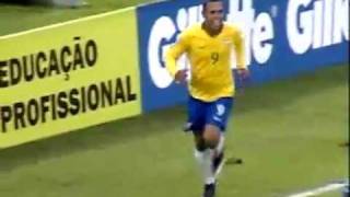 Uruguay 0x4 Brazil  Goals  South American World Cup Qualifiers  06062009 [upl. by Lunneta]