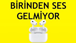 Airpods Birinden Ses Gelmiyor Sorunu Çözümü [upl. by Baten]