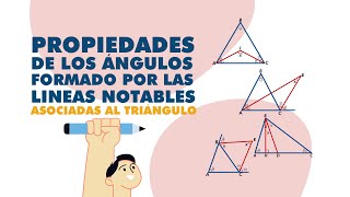 Propiedades de las lineas notables asociadas al triángulo [upl. by Sane]