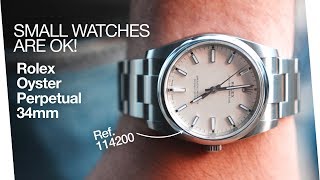 Perfect first Rolex or Everyday Rolex  Rolex Oyster Perpetual 34mm Ref 114200 [upl. by Pheni]