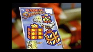 publicité instantanée Cadeau Surprise Loto Québec 1994 [upl. by Lud]