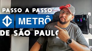 Como andar no METRÔ DE SÃO PAULO  GUIA COMPLETO [upl. by Yxel]