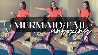 Mermaid Tail Unboxing  Mertailor Fantasea [upl. by Lynad]