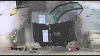 HySecurity  HydraWedge SM50 ASTM IWA141 and PAS 68 Crash Tests [upl. by Hanoj]