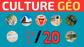 20 questions pour tester ta culture GÉOgraphique [upl. by Eedya49]