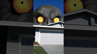 Majoras Mask Lunar Moon Crash CAUGHT ON CAMERA vfx eyebg8 Majoras shorts [upl. by Ilagam69]