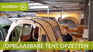 Opblaasbare tent opzetten  Zo zet je een opblaasbare tent op  OutdoorXL [upl. by Dorca722]