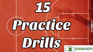 15 GREAT Basketball PRACTICE DRILLS [upl. by Nyar61]