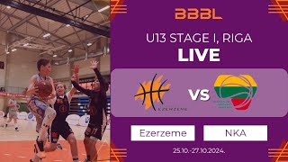 Ezerzeme Rēzekne 2012 vs NKA 2 Margalis 2012  BBBL Boys U13 [upl. by Meluhs]