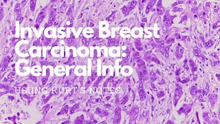 Invasive Breast Cancer Kurt’s Notes pathagonia [upl. by Aynat80]