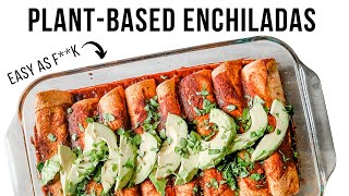 Delicious and Easy PlantBased Enchiladas Recipe by Bad Manners [upl. by Inttirb]