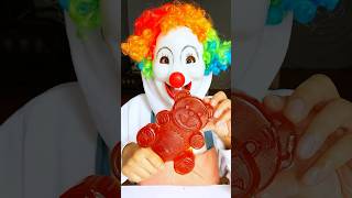 Clowns SECRET GUMMY TOOTHPASTE EXPERIMENT 🧪😱👻shorts funny comedy ytshorts tiktok viral [upl. by Amathist183]