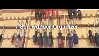 Screwdriver Organizer [upl. by Ihcur]