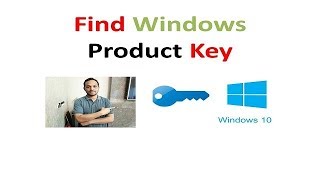 How To Find your Windows Product Key Win 7810 [upl. by Elleved]