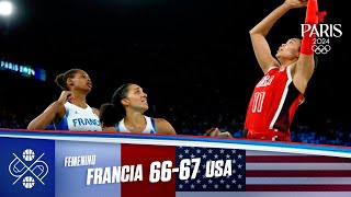 Highlights Basketball Francia vs USA 6667 Final por el Oro  Juegos Olímpicos París 2024 [upl. by Hadleigh]