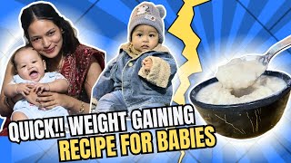 QUICKLY  Weight Gaining Baby Food Recipe For 6 To 24 Months Baby ​⁠MichaelJohnMJ [upl. by Halsted]