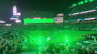 Eagles 2023 Home Opener  Offense Player Intros vs Vikings Crowd Goes Crazy For DAndre Swift [upl. by Cyrill]