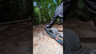 OneWheel GTS rally Edition on tight Forest trails [upl. by Yorick]