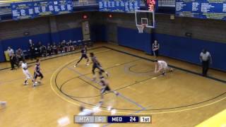 Medaille Mens Basketball v Mt Aloysius College 1 7 17 [upl. by Idou]