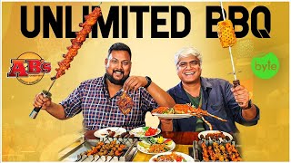 UNLIMITED BBQ BUFFET  Absolute BBQ  BBQ  Hyderabad Buffet [upl. by Nace]