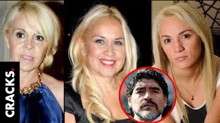 Las conflictivas relaciones de Diego Maradona con sus mujeres [upl. by Peta]