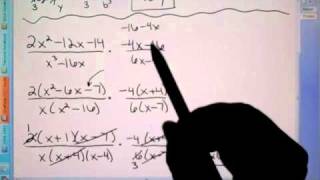 Products and Quotients of Rational Expressions [upl. by Mellisent]