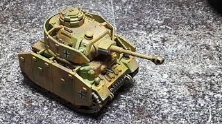 German Panzer IV medium tank by Meng World War Toons WWT013 model kit build [upl. by Aisac]