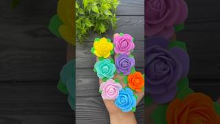 Amazing Roses from EVA Foam Easy Flowers DIY Tutorial Crafts [upl. by Bridie]