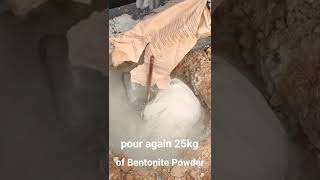 Earthpit with 50kg Bentonite Powder Furse [upl. by Rolph]