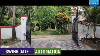 Swing Gate Automation with DEA Italy Motor  Liverton Automation  Kochi  9048488480 [upl. by Niraj]