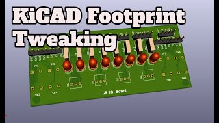 KiCAD Footprints Assigning to Symbols and Making Minor Footprint Edits [upl. by Carly553]