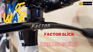 Dream Build Bike Factor Slick 2022 Sram Axs Black inc Wheelset [upl. by Yedrahs]