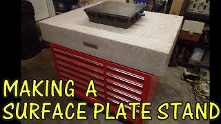 MAKING A SURFACE PLATE STAND [upl. by Yrocal]